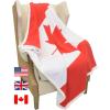 imageCatalonia Sherpa Fleece BlanketCanada National Flag Maple Leaf Print Patriotic Plush Super Soft Warm Reversible Polar Throws for Couch Bed 60 x 50Canada Flag
