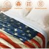 imageCatalonia Vintage American Flag Blanket  Soft ampamp Cozy USA Patriotic Throw for 4th of July Independence Day Memorial Day Veterans for Men Women US Citizenship Ceremonies