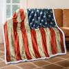 imageCatalonia Vintage American Flag Blanket  Soft ampamp Cozy USA Patriotic Throw for 4th of July Independence Day Memorial Day Veterans for Men Women US Citizenship Ceremonies
