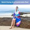 imageCatalonia Beach Towel With Hood Microfiber Hooded Swim Poncho SandFree for Kids and AdultsMermaid