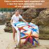 imageCatalonia Beach Towel With Hood Microfiber Hooded Swim Poncho SandFree for Kids and AdultsStarfish