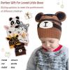 imageCatalonia Kids Knit Hats Warm Toddler Winter Hats Cute Beanies Hat Cap for Boys Girls Aged 610 Gifts Idea For ChristmasBear