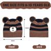 imageCatalonia Kids Knit Hats Warm Toddler Winter Hats Cute Beanies Hat Cap for Boys Girls Aged 610 Gifts Idea For ChristmasBear