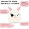 imageCatalonia Kids Knit Hats Warm Toddler Winter Hats Cute Beanies Hat Cap for Boys Girls Aged 610 Gifts Idea For ChristmasRabbit