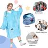 imageCatalonia Wearable Blanket Hoodie for Kids  Oversized Warm Cozy Hooded Blanket  Sweatshirt Blanket with Pocket ampamp SleevesBlue