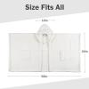 imageCatalonia Womens Poncho Cape Sherpa Cloak Coat Snuggly Hooded Wearable Blanket Gift Idea for Mom and Teen GirlsWhite