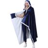 imageCatalonia Womens Poncho Cape Sherpa Fleece Cloak CoatGift Idea for Adults and Teen Girls
