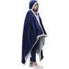 imageCatalonia Womens Poncho Cape Sherpa Fleece Cloak CoatGift Idea for Adults and Teen Girls