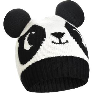 imageCatalonia Kids Knit Hats Warm Toddler Winter Hats Cute Beanies Hat Cap for Boys Girls Aged 610 Gifts Idea For ChristmasPanda