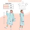 imageCatalonia Galaxy Blanket Hoodie for Kids Oversized Fleece Blanket Sweatshirt Warm Cozy Wearable Hooded Pullover for Boys ampamp GirlsAqua