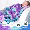 imageCatalonia Galaxy Blanket Hoodie for Kids Oversized Fleece Blanket Sweatshirt Warm Cozy Wearable Hooded Pullover for Boys ampamp GirlsGalaxy
