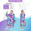 imageCatalonia Galaxy Blanket Hoodie for Kids Oversized Fleece Blanket Sweatshirt Warm Cozy Wearable Hooded Pullover for Boys ampamp GirlsGalaxy