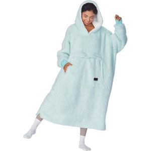 imageCatalonia Oversized Blanket Hoodie Sweatshirt Fleece Pullover with Large Front Pocket for Adults Men WomenAqua