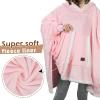 imageCatalonia Oversized Hoodie Sweatshirt Poncho Casual Hoodie Cape Batwing Coat Pullover Blanket Comfortable Roomy  Gift for Adults WomenPink