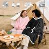 imageCatalonia Oversized Hoodie Sweatshirt Poncho Casual Hoodie Cape Batwing Coat Pullover Blanket Comfortable Roomy  Gift for Adults WomenPink