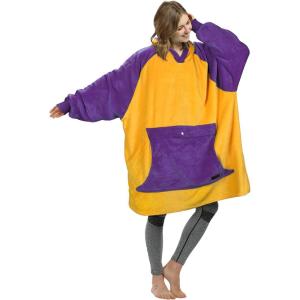 imageCatalonia Oversized Blanket Hoodie Sweatshirt Fleece Pullover with Large Front Pocket for Adults Men WomenLakers Team