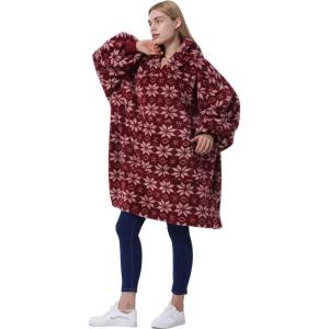 imageCatalonia Oversized Blanket Hoodie Sweatshirt Fleece Pullover with Large Front Pocket for Adults Men WomenStella  Plush