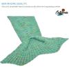 imageCatalonia Mermaid Tail Blanket with AntiSlip Neck StrapGreen Knit