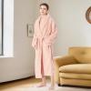 imageCatalonia Womens Plush Long Robe Shawlcollar Warm Comfy Fluffy Bathrobe Valentines Day Gift Mothers Day Gift for WomenPinkshawl