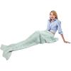 imageCatalonia Mermaid Tail Blanket with AntiSlip Neck StrapGray Knit