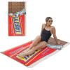 imageCatalonia Hawaiian Tropical Beach Towel Oversized 40x71 Quick Dry SandFree Beach Gift Extra Large Lightweight Towel for Adults Pool Swim Travel Mat Summer Fun Chocolate Gifts for Him HerChocolate
