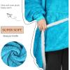 imageCatalonia Hoodie Blanket Oversized Wearable Blanket Hoodie for Women Men  Sweatshirt Blanket with PocketBlue