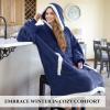 imageCatalonia Hoodie Blanket Oversized Wearable Blanket Hoodie for Women Men  Sweatshirt Blanket with PocketDark Blue