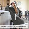 imageCatalonia Hoodie Blanket Oversized Wearable Blanket Hoodie for Women Men  Sweatshirt Blanket with PocketGray
