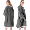 imageCatalonia Hoodie Blanket Oversized Wearable Blanket Hoodie for Women Men  Sweatshirt Blanket with PocketGray