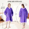 imageCatalonia Hoodie Blanket Oversized Wearable Blanket Hoodie for Women Men  Sweatshirt Blanket with PocketPurple