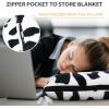 imageCatalonia Packable Travel Wearable Blanket Pillow with Sleeves for Adults 2 in 1 Wearable Blanket with PocketsDalmatian