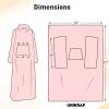 imageCatalonia Packable Travel Wearable Blanket Pillow with Sleeves for Adults 2 in 1 Wearable Blanket with PocketsPink