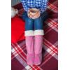imageCatalonia Sherpa Slipper Socks for WomenWinter Indoor Home Non Skid BootiesSoftWarmFluffyHot Pink