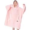 imageCatalonia Hoodie Blanket Oversized Wearable Blanket Hoodie for Women Men  Sweatshirt Blanket with PocketPink