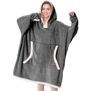 imageCatalonia Hoodie Blanket Oversized Wearable Blanket Hoodie for Women Men  Sweatshirt Blanket with PocketGray