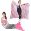 imageCatalonia Mermaid Tail Blanket for Girls and Girls Glow in The Dark Blanket