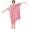 imageCatalonia Oversized Summer Cool Nightgowns for Women Plus Size Sleep Shirts Dress Long Sleepwear Gift for Her XS  5XLPink Panda