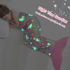 image:imageCatalonia Kids Mermaid Tail Blanket Cozy Mermaid Sleeping Bag Fish Scale PatternGlow in the Darkpink