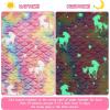 image:imageCatalonia Kids Mermaid Tail Blanket Cozy Mermaid Sleeping Bag Fish Scale PatternGlow in the Darkpink