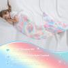 image:imageCatalonia Kids Mermaid Tail Blanket Super Soft Plush Flannel Sleeping Snuggly Blanket for Girls Galaxy Fish Scale Pattern Kids Gift IdeaCandy