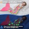 image:imageCatalonia Kids Mermaid Tail Blanket Super Soft Plush Flannel Sleeping Snuggly Blanket for Girls Galaxy Fish Scale Pattern Kids Gift IdeaGlow in the Darkpink