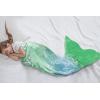 image:imageCatalonia Kids Mermaid Tail Blanket Super Soft Plush Flannel Sleeping Snuggly Blanket for Girls Galaxy Fish Scale Pattern Kids Gift IdeaShiny Green