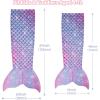 image:imageCatalonia Ultra Soft Mermaid Tail Blanket for Kids Fish Tail Snuggly Blanket Cozy Fleece Mermaid Gift for Girls ToddlersPurple Mermaid