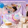 image:imageCatalonia Ultra Soft Mermaid Tail Blanket for Kids Fish Tail Snuggly Blanket Cozy Fleece Mermaid Gift for Girls ToddlersUnicorn Purple