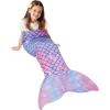 image:imageCatalonia Ultra Soft Mermaid Tail Blanket for Kids Fish Tail Snuggly Blanket Cozy Fleece Mermaid Gift for Girls ToddlersPurple Mermaid