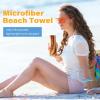 image:imageCatalonia Tiki Totem Tropical Hawaii Beach Towel Quick Dry Sandproof Pool Swim Blanket Lightweight Extra Large Beach Towel Party Bar Gift Ideas 40x71 inch