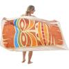 image:imageCatalonia Tiki Totem Tropical Hawaii Beach Towel Quick Dry Sandproof Pool Swim Blanket Lightweight Extra Large Beach Towel Party Bar Gift Ideas 40x71 inch