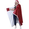 image:imageCatalonia Sherpa Wearable Blanket Blanket Poncho Wrap with Hood Soft Warm Cozy Snuggle Banket