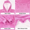 image:imageCatalonia Kids Oversized Wearable Blanket Hoodie Sweatshirt amp Kids Knit Hats