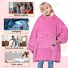 image:imageCatalonia Kids Oversized Wearable Blanket Hoodie Sweatshirt amp Kids Knit Hats
